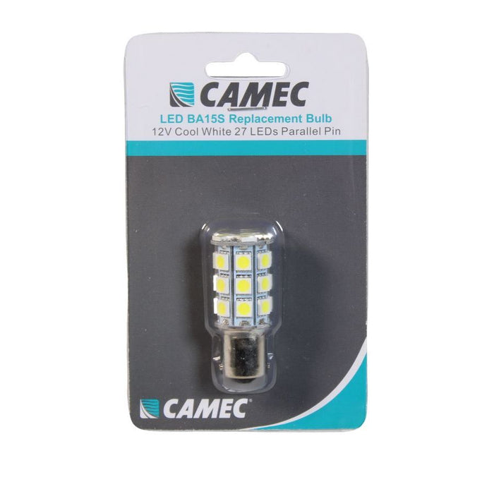 Camec 12V 27 LED Replacement Bulb Single Contact - Cool White