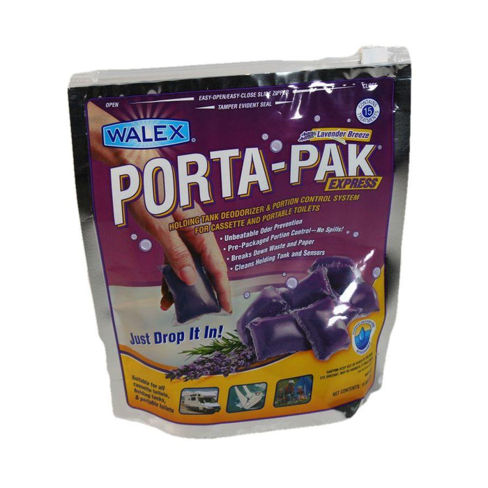 PORTA-PAK Drop-in-Beutel Mit Lavendelduft – 15 Stück, Für Kassettentoiletten PORTA-PAK Drop-in-Beutel Mit Lavendelduft – 15 Stück, Für Kassettentoiletten