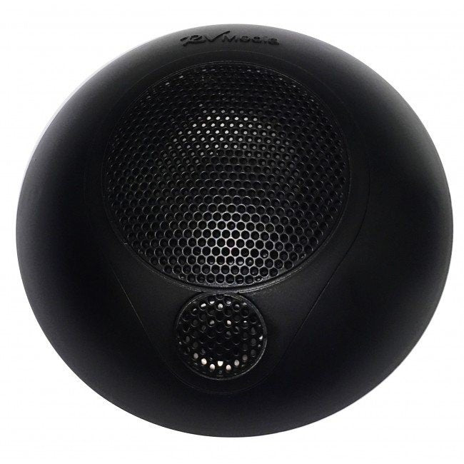 Quick Fit External Speakers Black Waterproof RV Media Pack 2