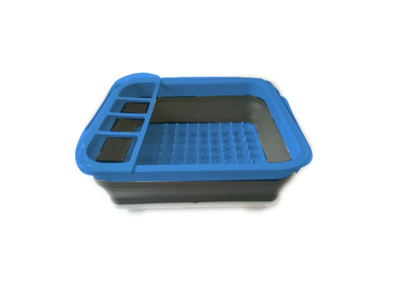 Collapsible Sink Drainer Blue