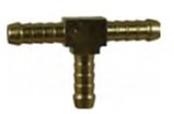 Brass No.P14 Hose Tail Tee 1/2" Hose