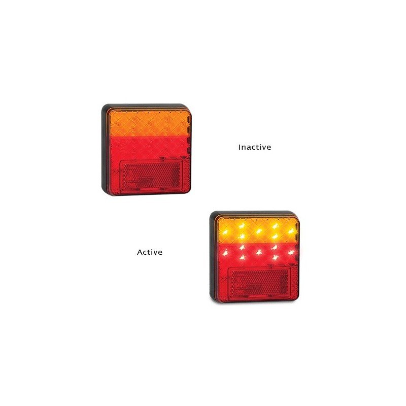 LED Autolamps 100 Series 12-24V Combination Lamp Stop/Tail/Ind/Refl