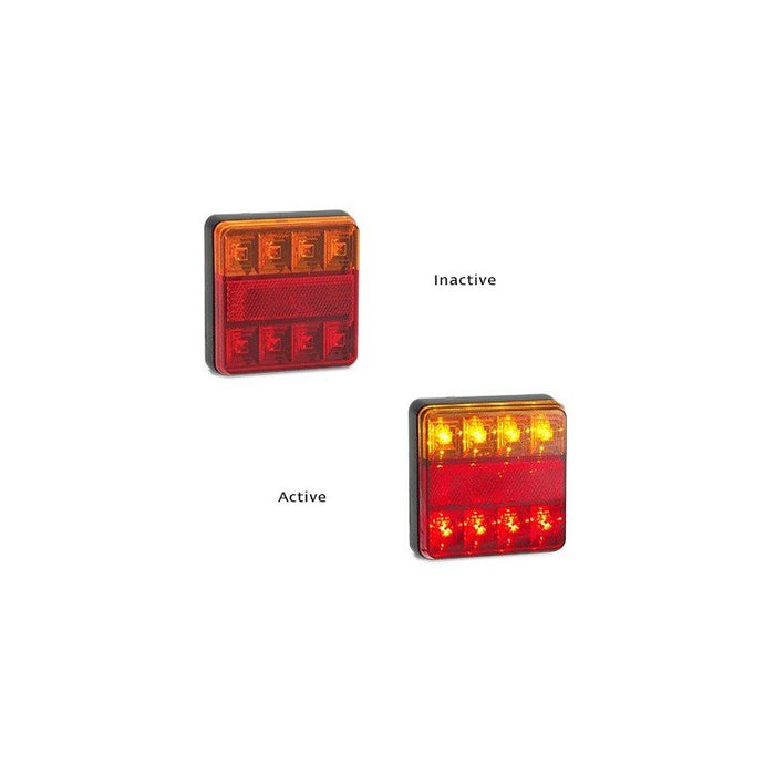 LED Technologies 12V LED Stop/Tail/Indicator/Reflector - Twin Pack