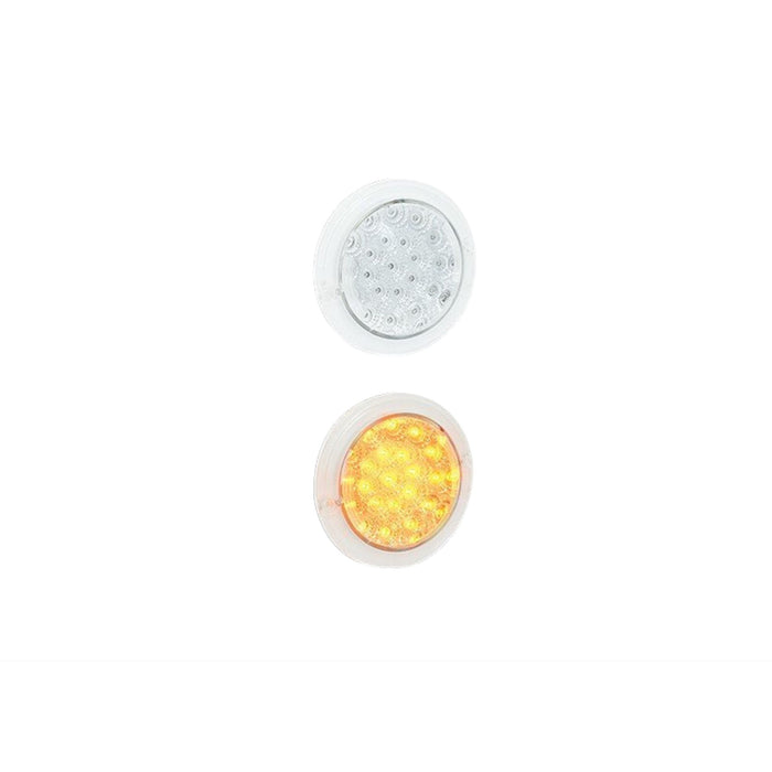 LED Autolamps 12-24V LED Rear Indicator Lamp Amber Clear Lens