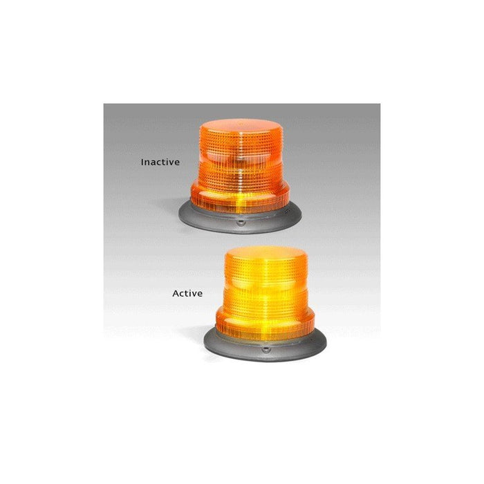 LED Autolamps 128 Series 11-48V Strobe Beacon Fixed Mount - Amber