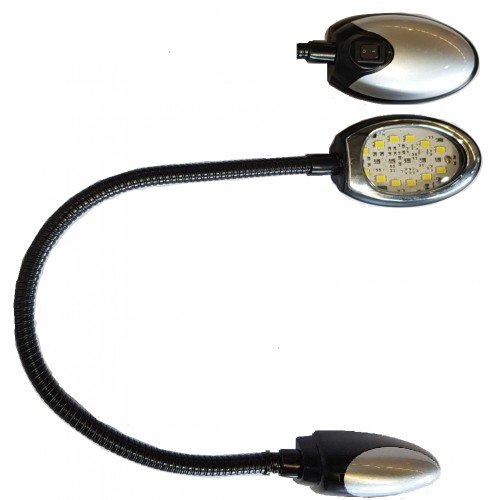 USB Flex Light - 12 volt LED Reading Light with USB Charging Port