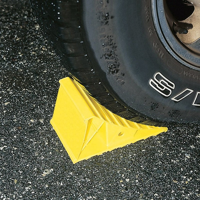 Camco Wheel Chock Yellow Single