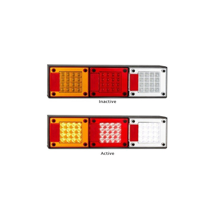LED Autolamps 460 Series 12-24V Combo Lamp Stop/Tail/Ind/Reverse