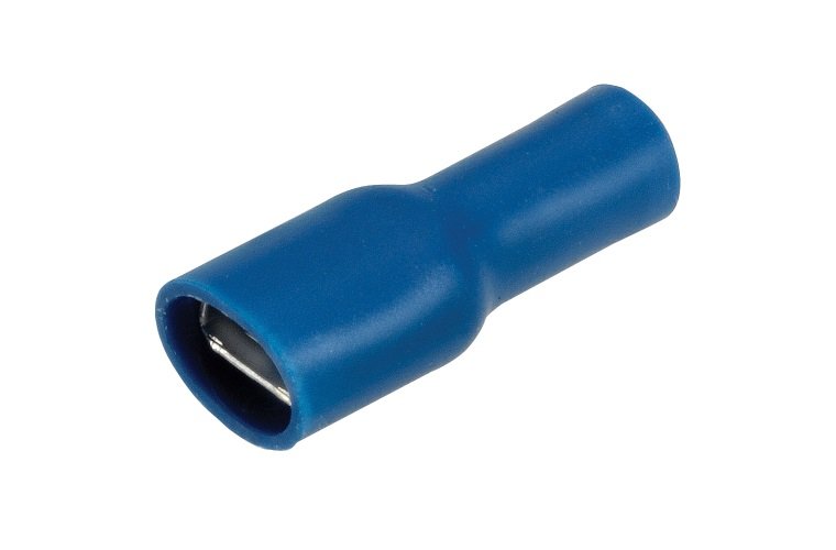 Ratio® Kabelschoen Schuifstekker contra met tab 1,5-2,5mm² - Blauw Ratio® Kabelschoen Schuifstekker contra met tab 1,5-2,5mm² - Blauw