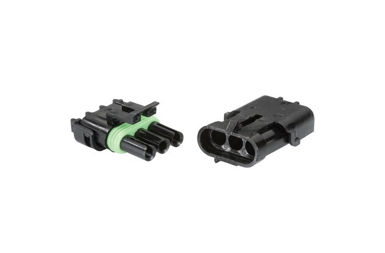 Narva 3 Way Female Waterproof Connector Housing - 2 Pack