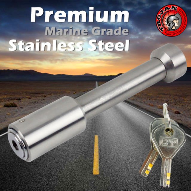 Trojan Hitch Pin Lock Stainless