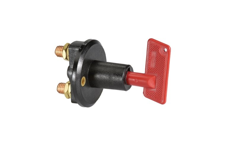Battery Switch With Removable Key