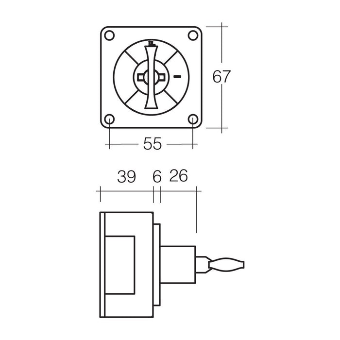 Narva Battery Master Switch With Removable Key 300 Amps