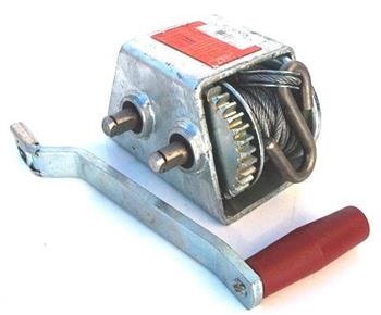 AL-KO Marine Winch Galvanised 1:1/3:1 500kg 4mm Cable With S Hook