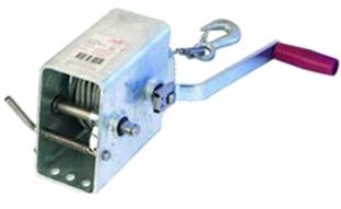AL-KO Marine Winch Galvanised 700kg 5:1/1:1 5mm Cable With Snap Hook
