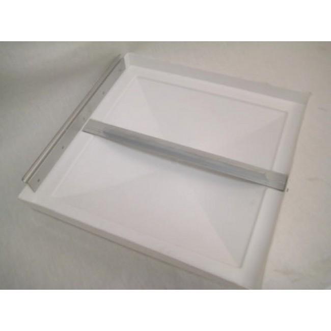 Replacement Plastic Lid, Non-Powered. Suits -  Old Style Elixir 14" x 14" Vent