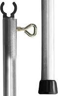 Spreader Support Pole 19/22.2mm - T Nut - C Clip End & Big Foot End