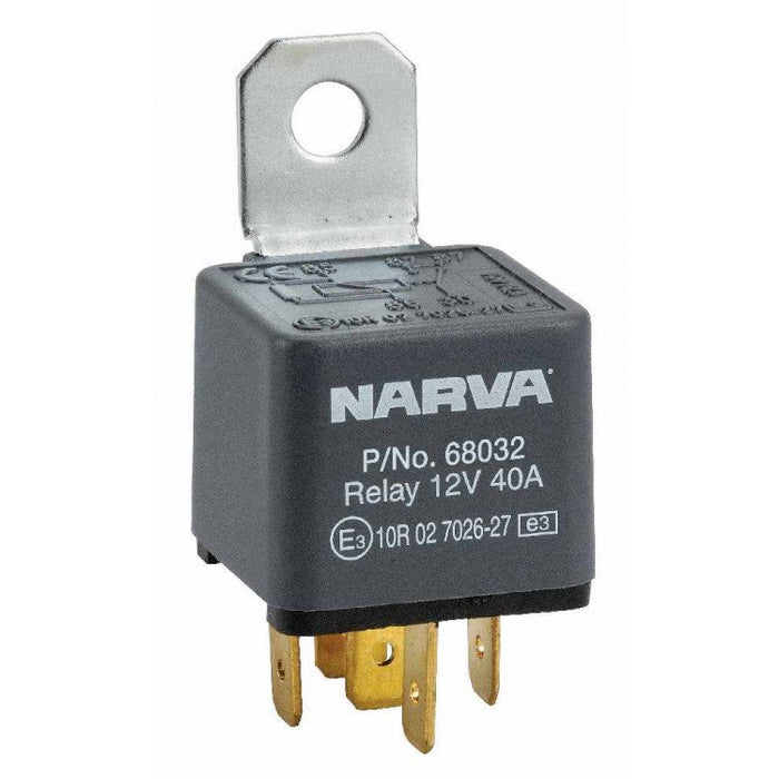 Narva 12V 40A Normally Open 5 Pin Relay With Diode