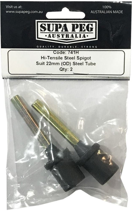 Spigot 50mm T/S 22.2 Tube 2Pk