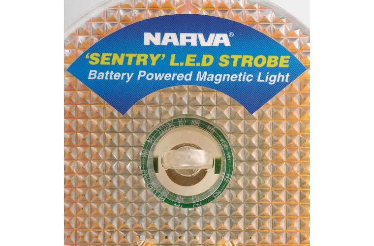 Narva Sentry LED Portable Battery Powered Strobe - Magnetic Base