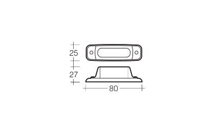 Narva Marker Lamp Inc Globes - Clear