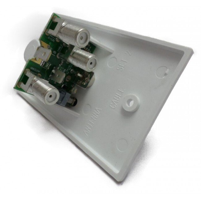 12V Socket Wall Plate Suits Winegard Antennas - Main Image