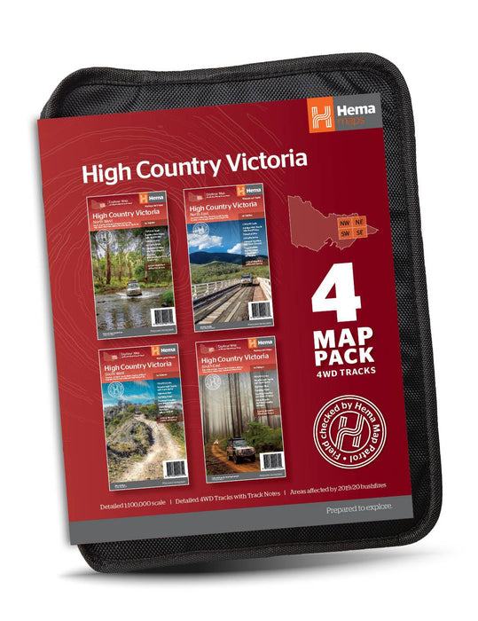 Hema The Victorian High Country Map Pack 1st Edition