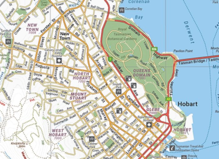Hema Hobart & Region Map