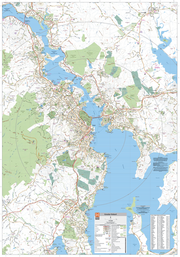Hema Hobart & Region Map