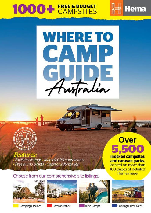 Hema Where To Camp Guide Australia