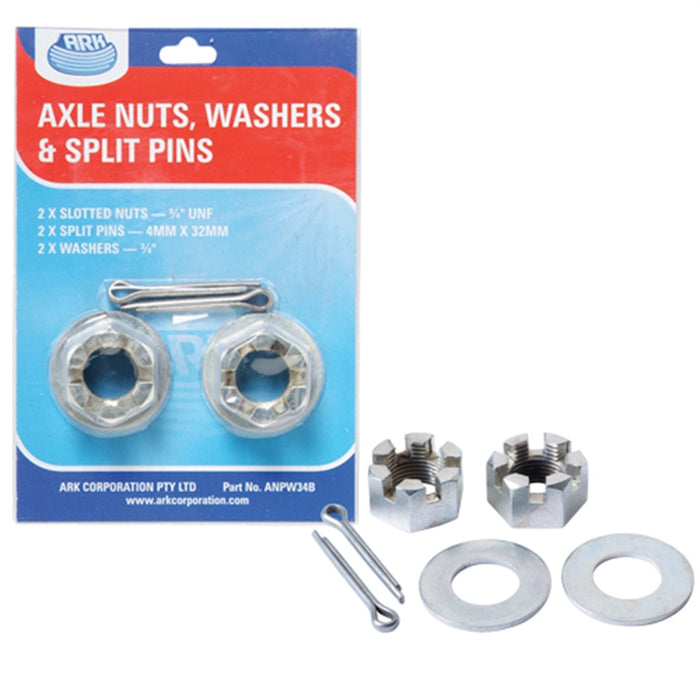 Axle Nut Pin & Washer Kit