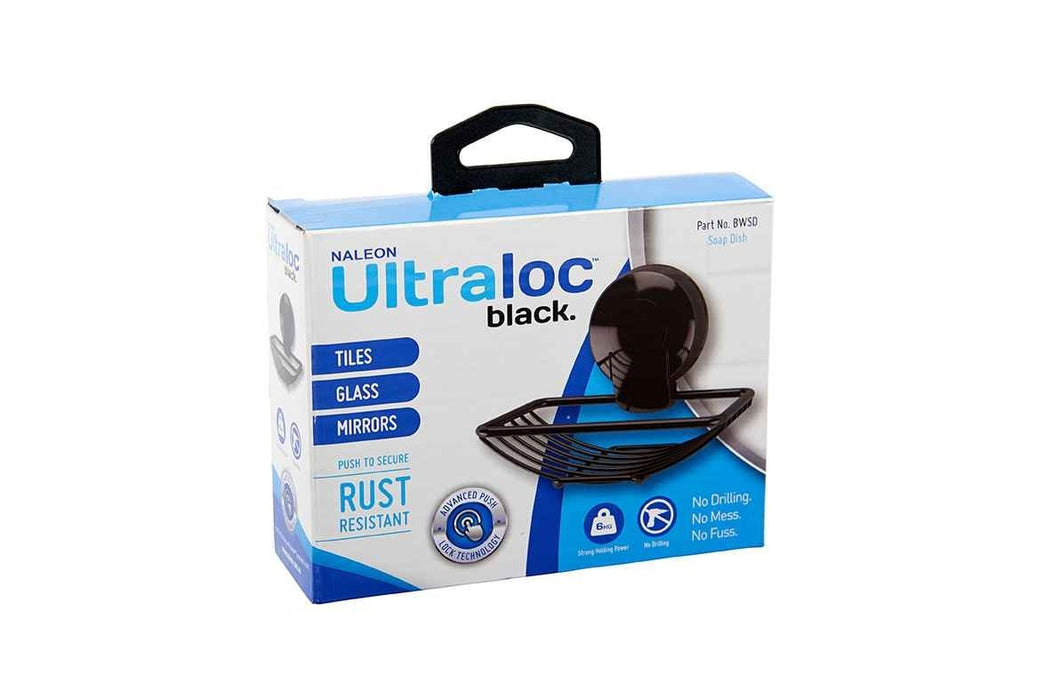 Naleon Ultraloc Black Soap Dish