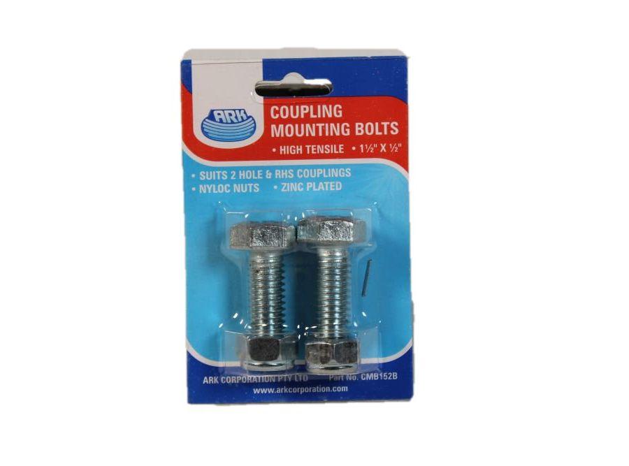 Coupling Bolts 11/2 X 1/2  Pack Of 2