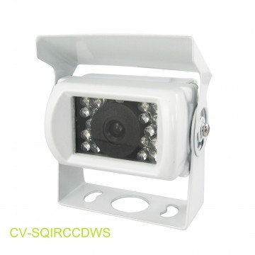Square HD Truck/Caravan IP69 Colour Camera White