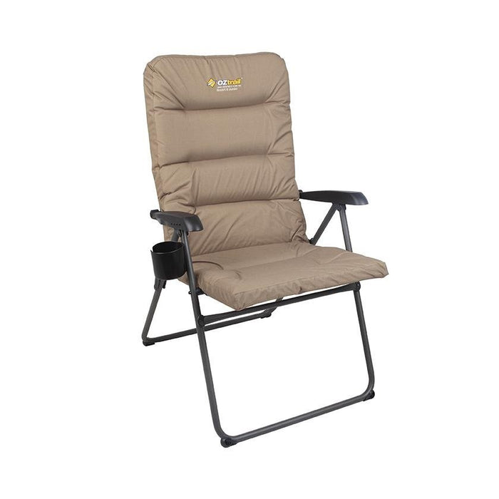 Oztrail Coolum 5 Position Arm Chair - Tan