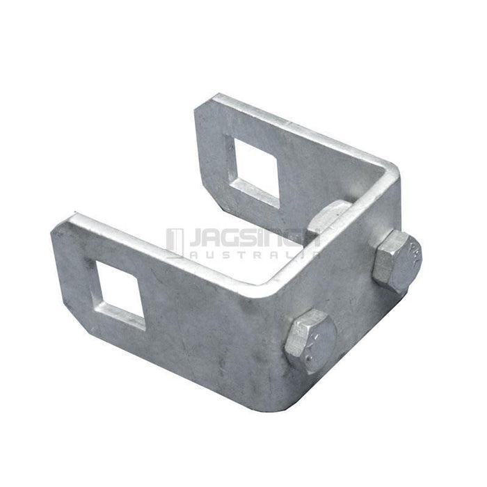 Jagsingh Galvanised Post Clamp 50 x 100mm With Two Bolts