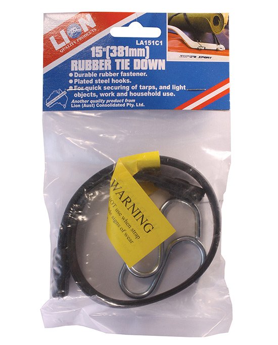 Lion Rubber Tie Down 381mm (15")