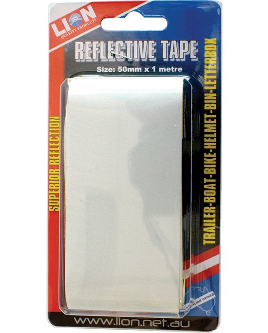 Lion Reflective Tape White 50mm x 1M