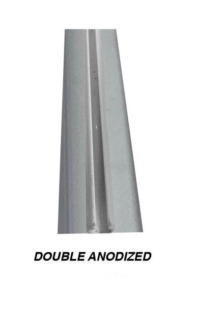 Capral Rope Track Double Rope Track 6.5M Mill Finish