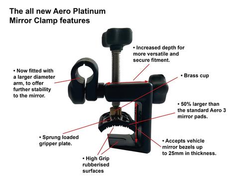 Milenco Platinum Grand Aero Towing Mirrors - Convex Glass - Pair