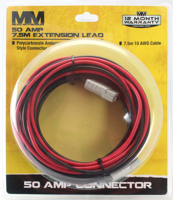 Mean Mother Extension Lead Fitted To 50A Plug 7.5M