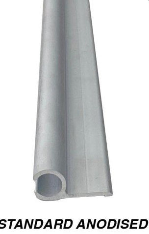 Capral Rope Track Single Rope Track 6.5M Mill Finish