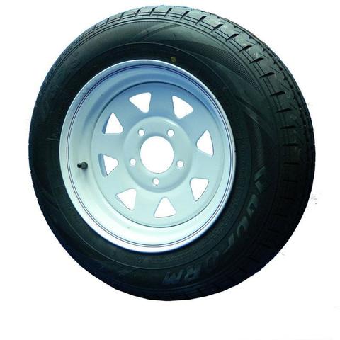 13" HT White C/W 165R13LT Tyre