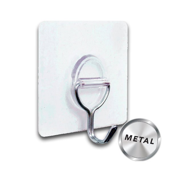Naleon Peel 'N' Stick Metal Hook 4Pk