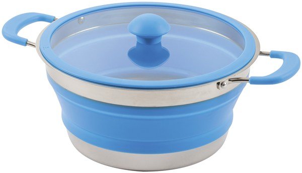 Popup Stockpot And Lid 3L - Blue