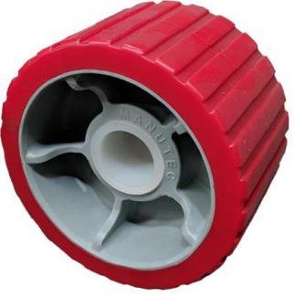 Wobble Roller 3''X 5'' Red With 24mm Bore
