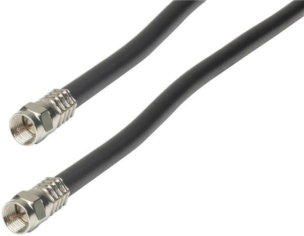 RG6 Quad Shield Cable High Quality With Crimped Connectors 1.5M